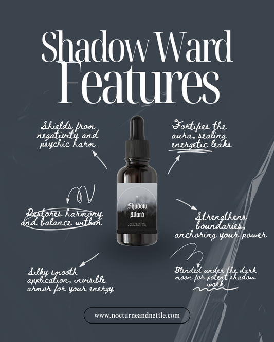 Shadow Ward Ritual Oil for Protection, Banishing & Spiritual Armor